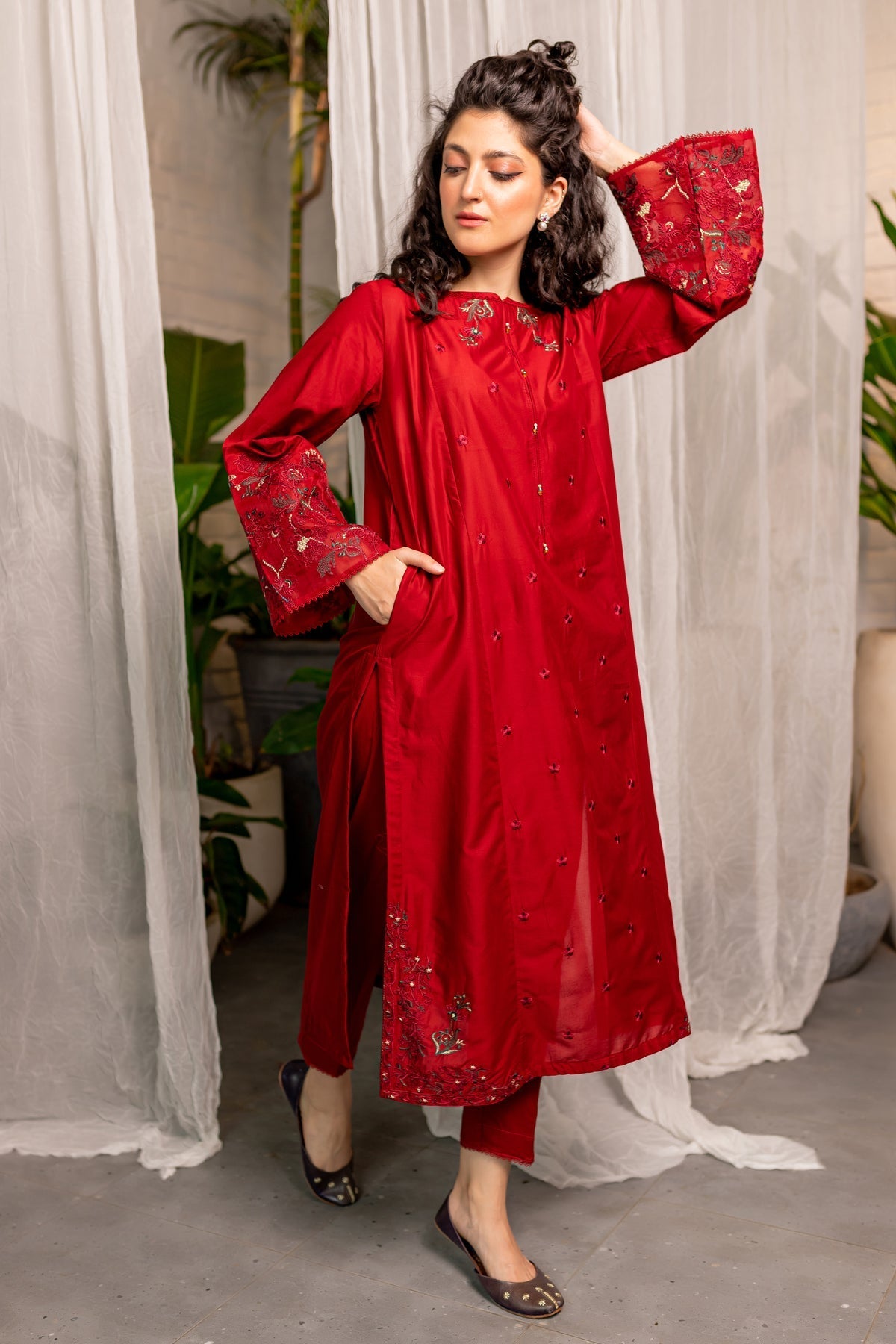 Afeefa 2Pc Embroidered 60% Off